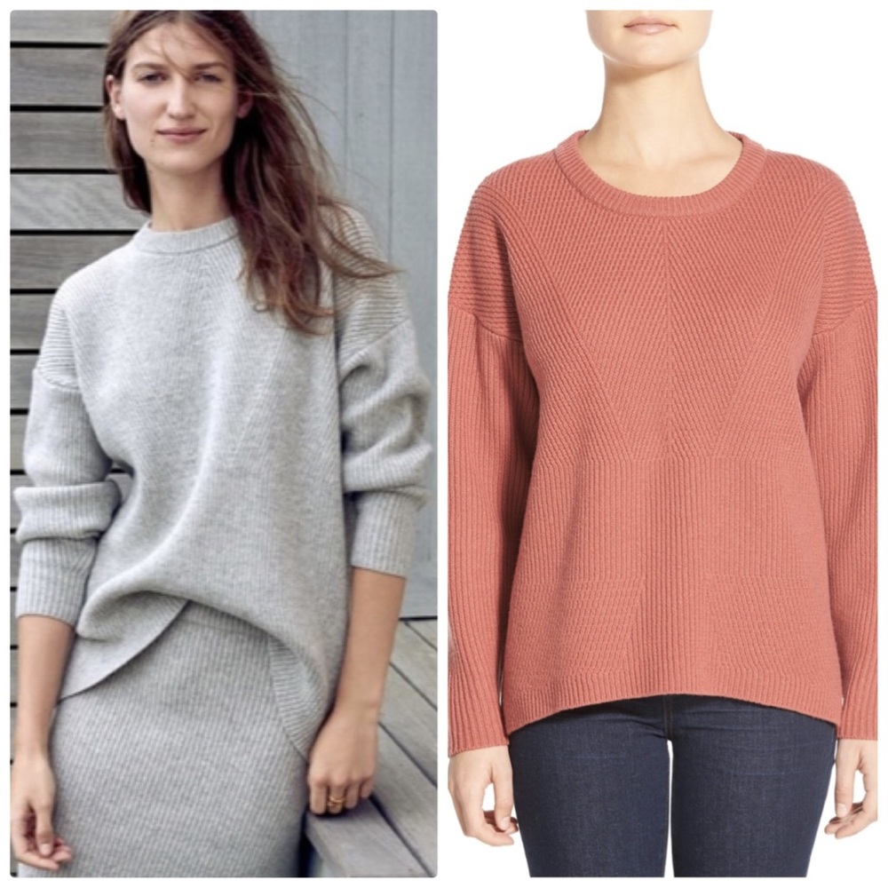 Madewell Wool Ribbed Crew Neck